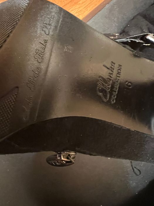 Chanel 37-38 р Зимові чоботи /ботфорти 36 р