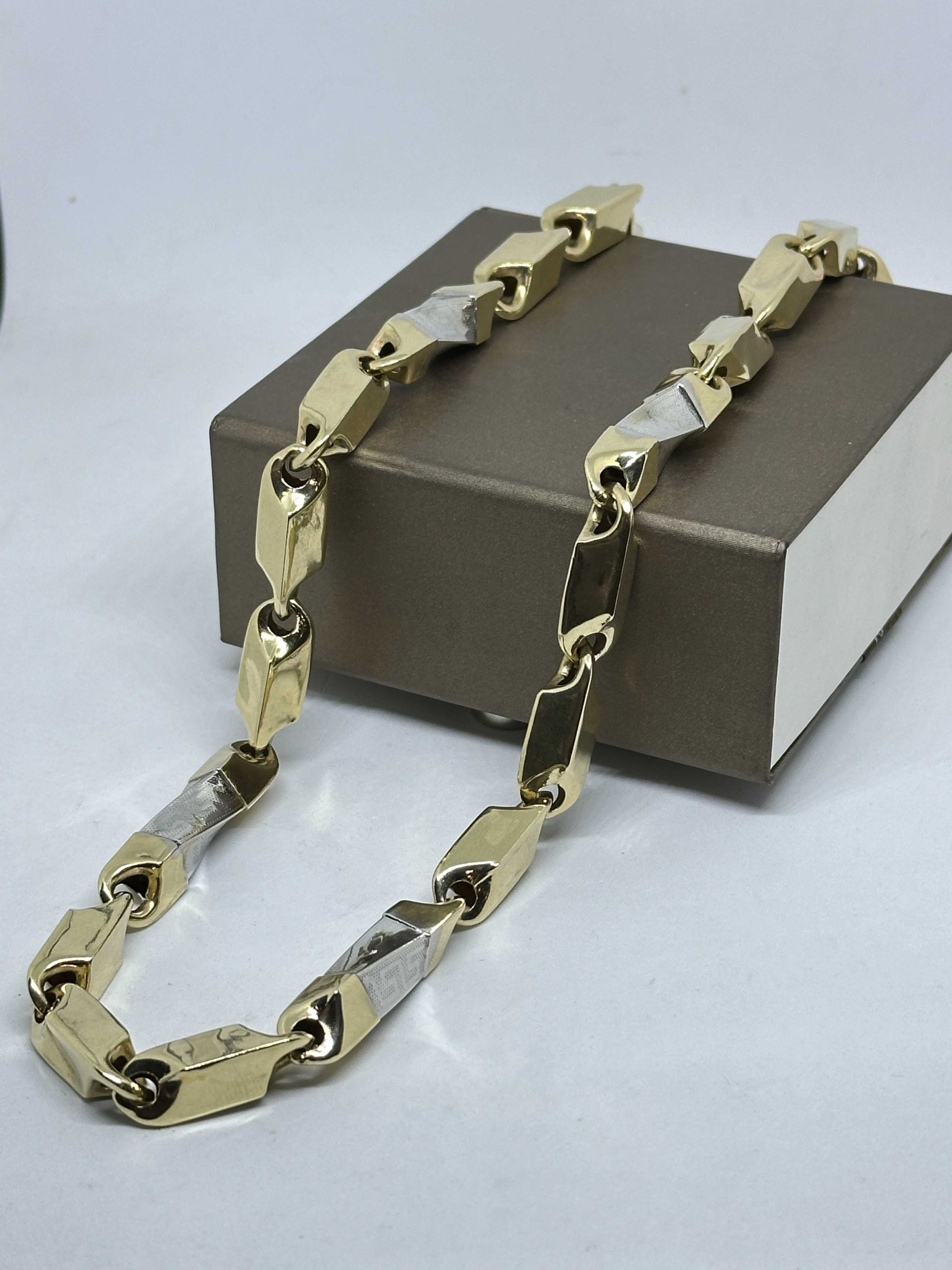 Wyjątkowy złoty łańcuch  p585   65cm