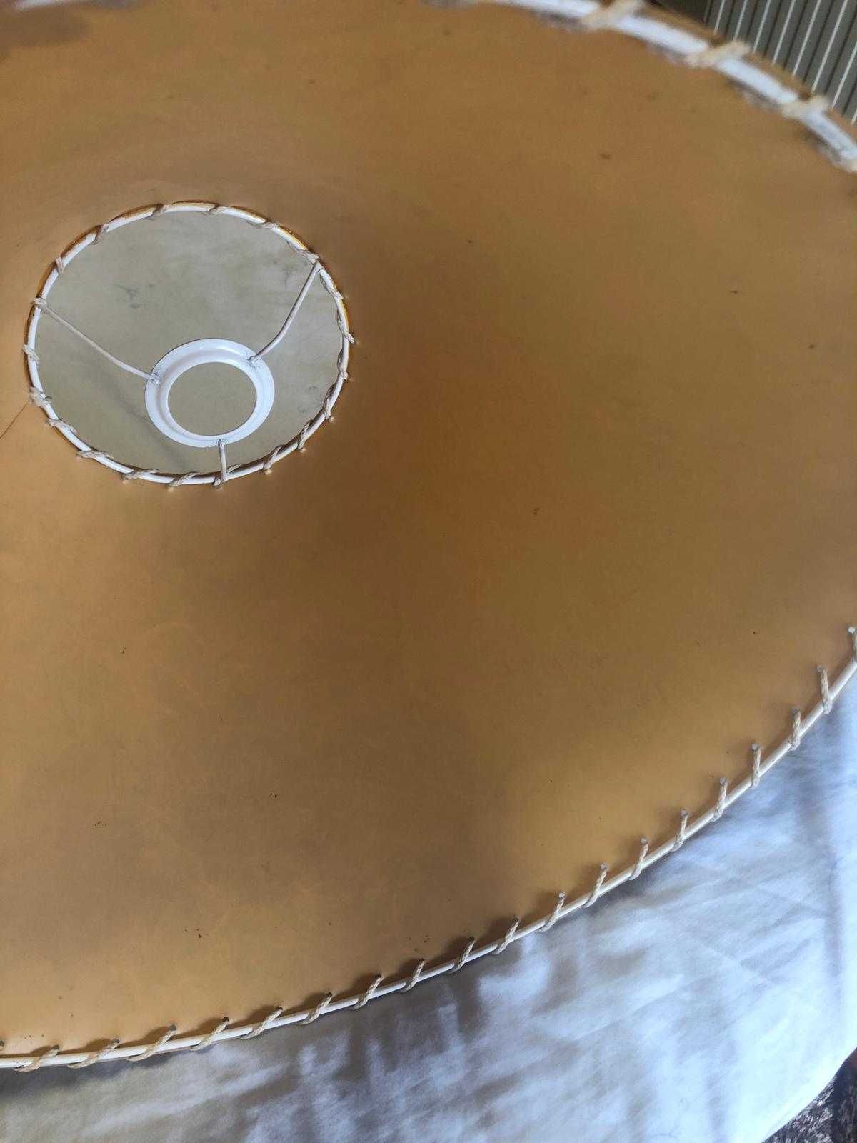 Abajur Teto creme escuro