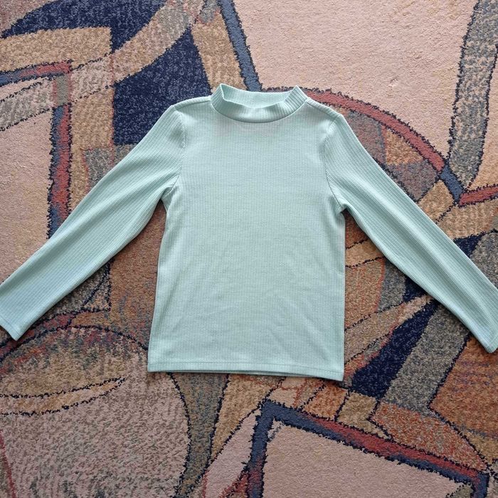 Bluzka z długim rękawem zielona Reserved 134