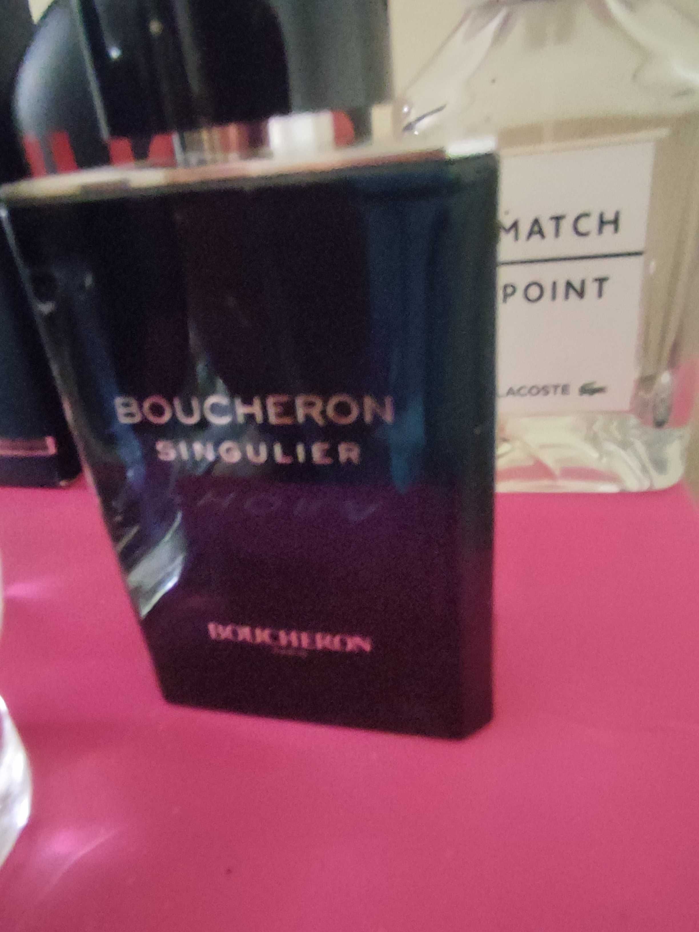 Paco Rabanne Invictus Hugo Boss Energise Lacoste flakony po perfumach