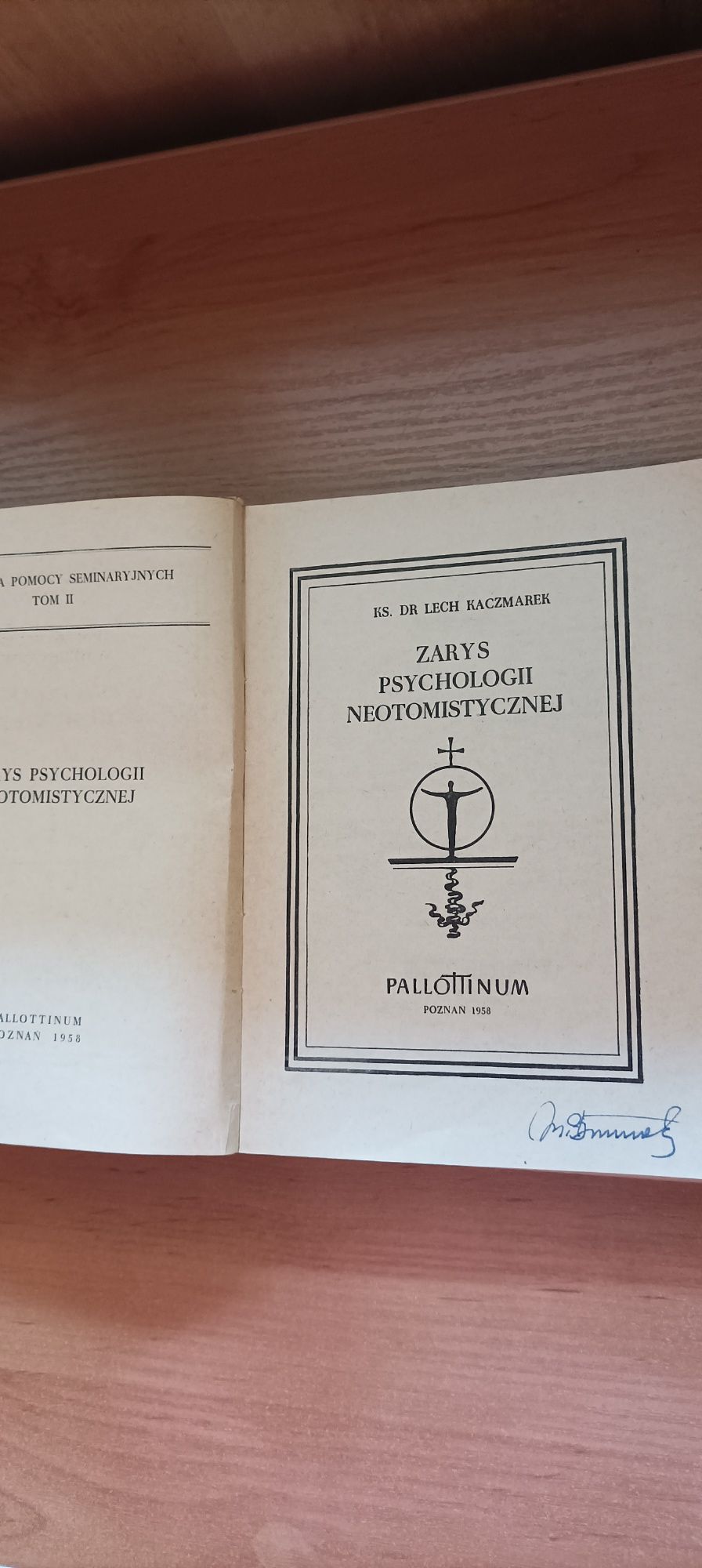 Lech Kaczmarek, Zarys psychologii neotomistycznej
