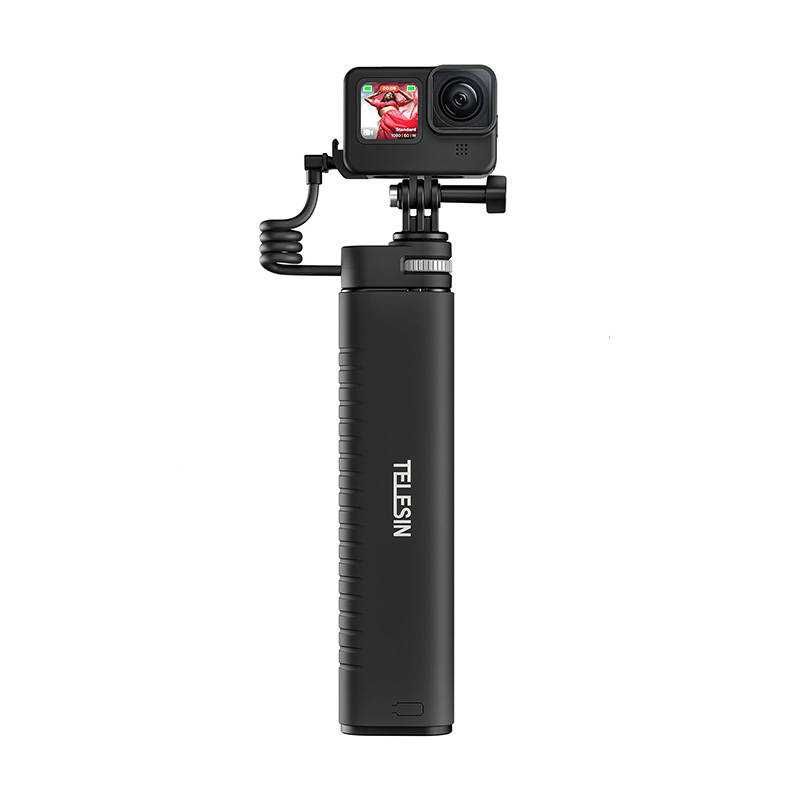 Telesin - Bastão Extensível + PowerBank 10.000 mAh-GoPro/Insta360-Novo