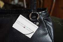 TOMMY HILFIGER mała torebka czarna skórzana NOWA torba