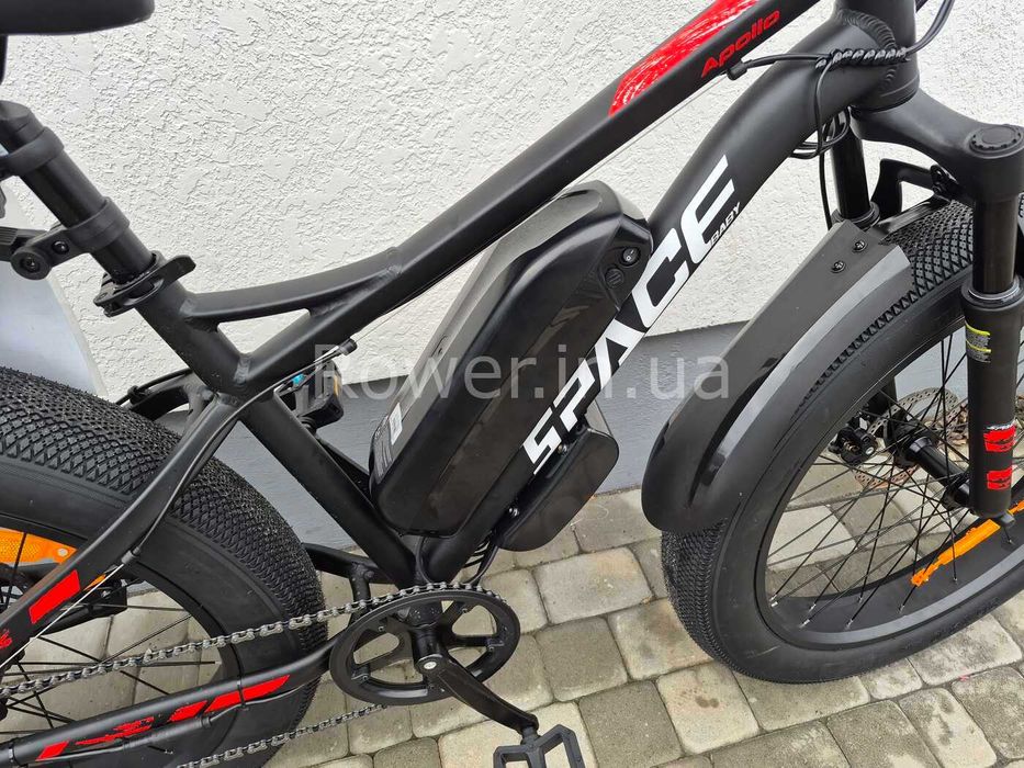 Велосипед з електроприводом 26" AL SPACE APOLLO DD FR рама-17" 48B 15А