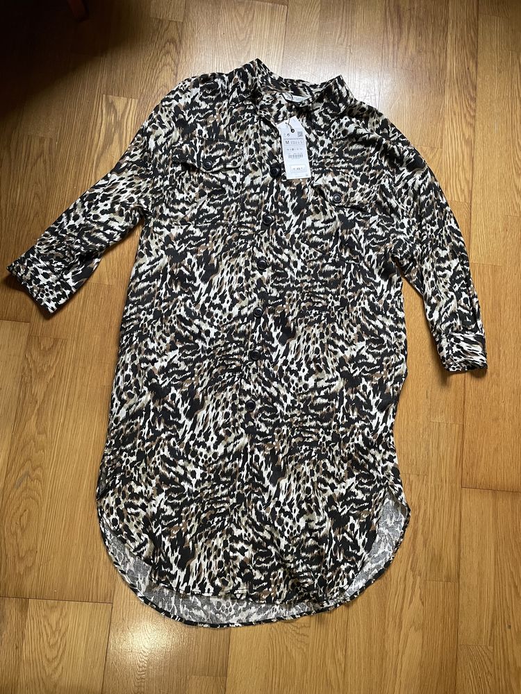 Vestido/Túnica Zara Leopardo