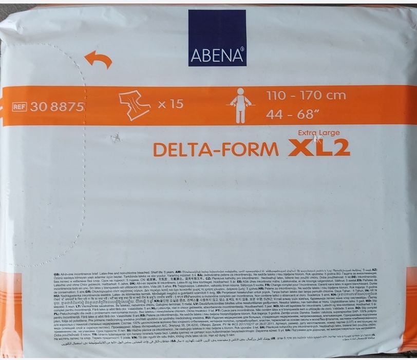 Pampersy ABENA XL2 senior cena za 2 opak
