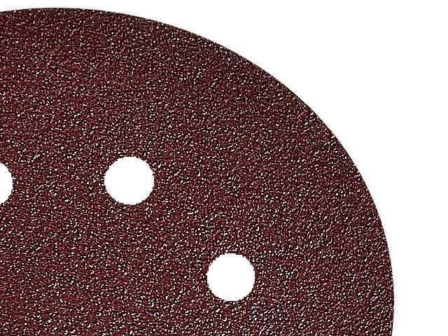 50x Krążek papier ścierny krążki ścierne na rzep 8 otworów 125mm P 60