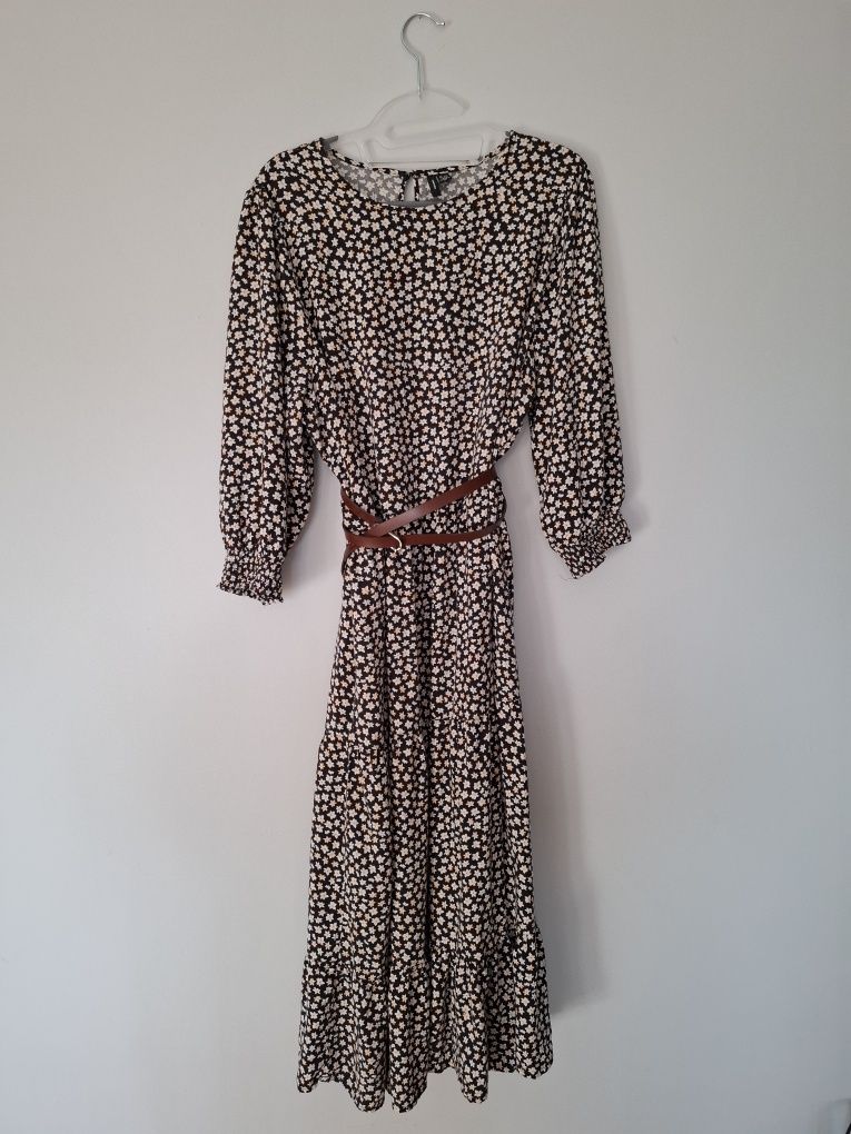 Sukienka wiskoza plus size Vero moda wiosna lato