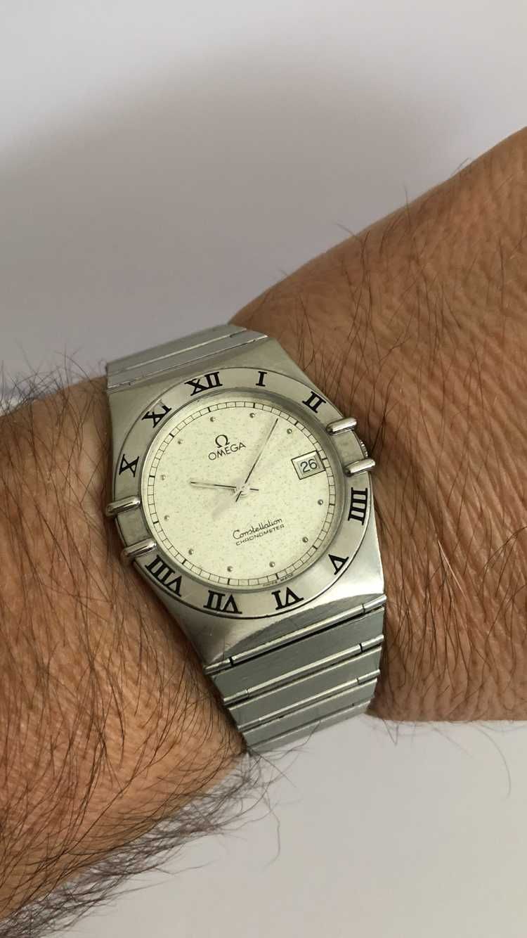 Omega Constellation, ciekawa tarcza, super zegarek męski lub unisex!!!