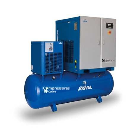 Compressor de parafuso c/ deposito e secador de ar