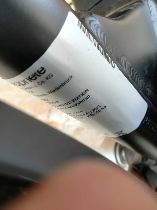 Б/У Электровелосипед Prophete Limited Edition