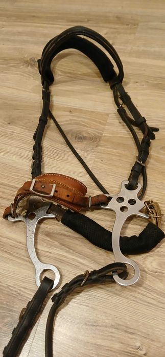 Kompletne ogłowie z hackamore