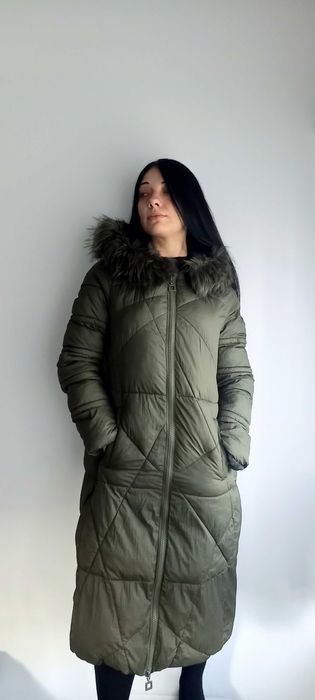 Płaszcz damski zimowy długi pikowany roz.M/L Top Secret