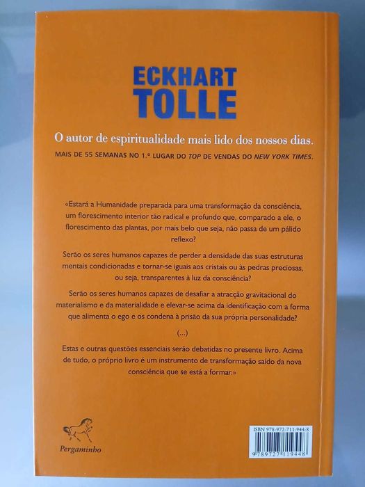 Livro Um Novo Mundo Eckhart Tolle