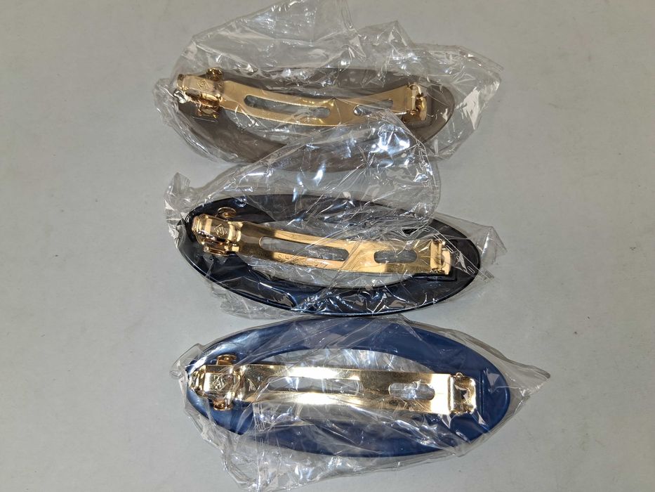 N068 Zestaw 3x Spinki do Włosów Kobiety Modne Klipsy Szybkie Upięcie