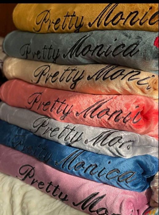 Однотонні мʼякі велюрові комплекти постільна білизна "Monica" Koloco