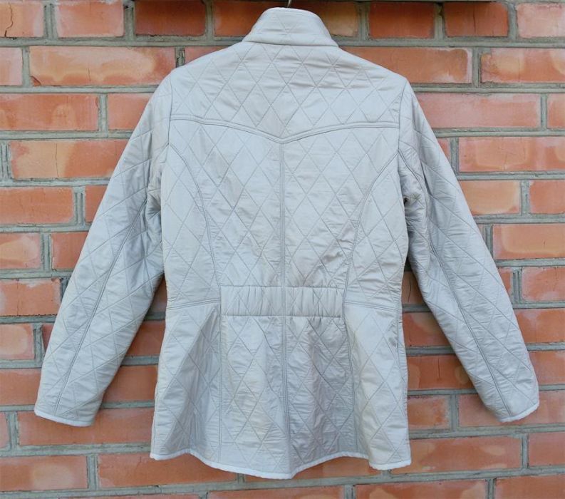 BARBOUR Polarquilt стеганная куртка стеганка на флисе оригинал UK 12