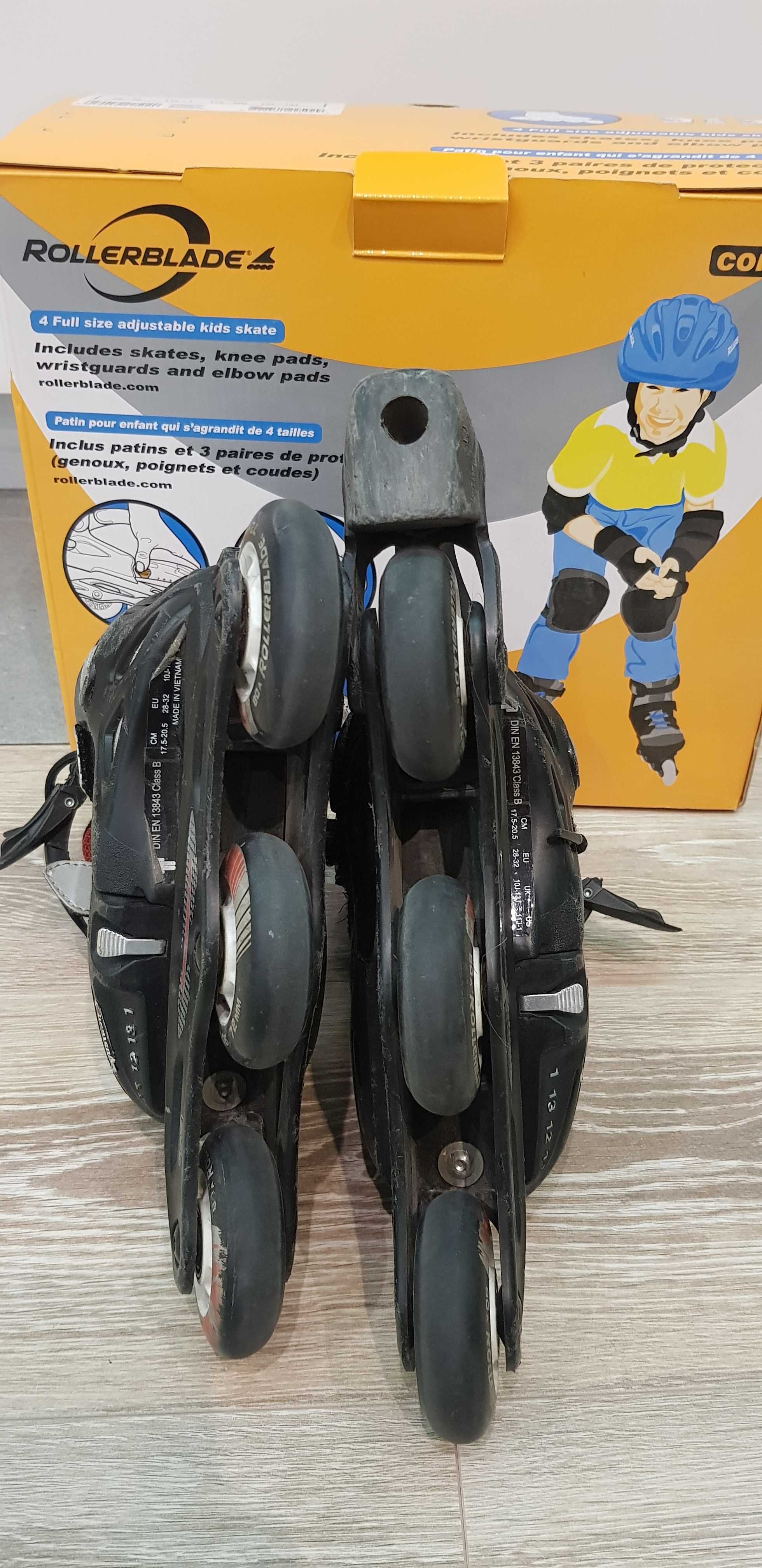 Ролики дитячі Rollerblade розмір 28-32 розсувні ролерблейд