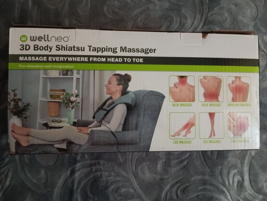 Массажер Wellneo 3D Body ShiatsuTapping Massager