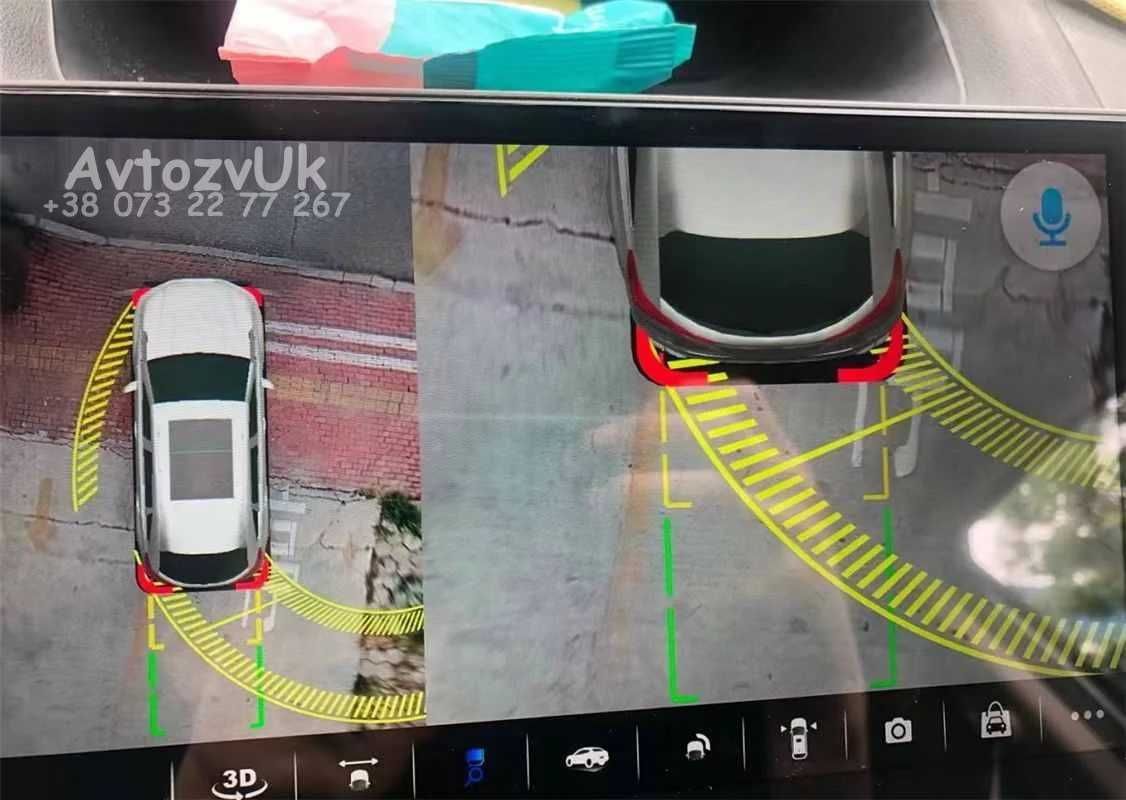 Система круговой обзор камера 360 android магнитола видеокамера авто