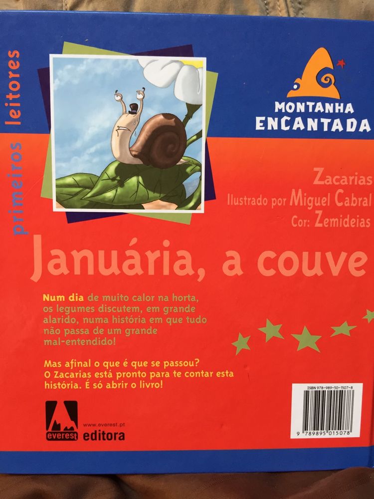 Livro Infantil "Januária, a Couve"