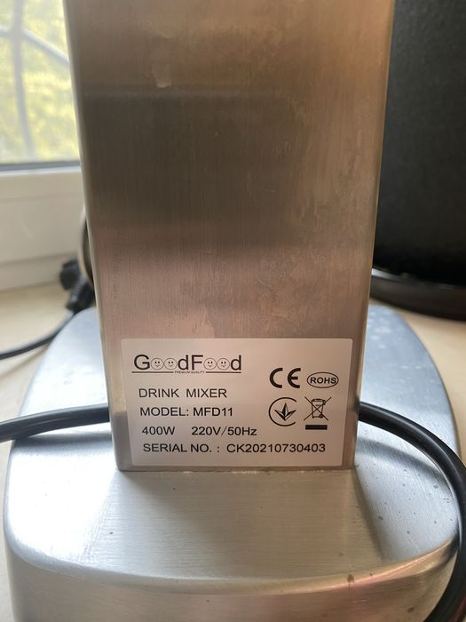 Міксер молочний Goodfood MFD11. Стан нового