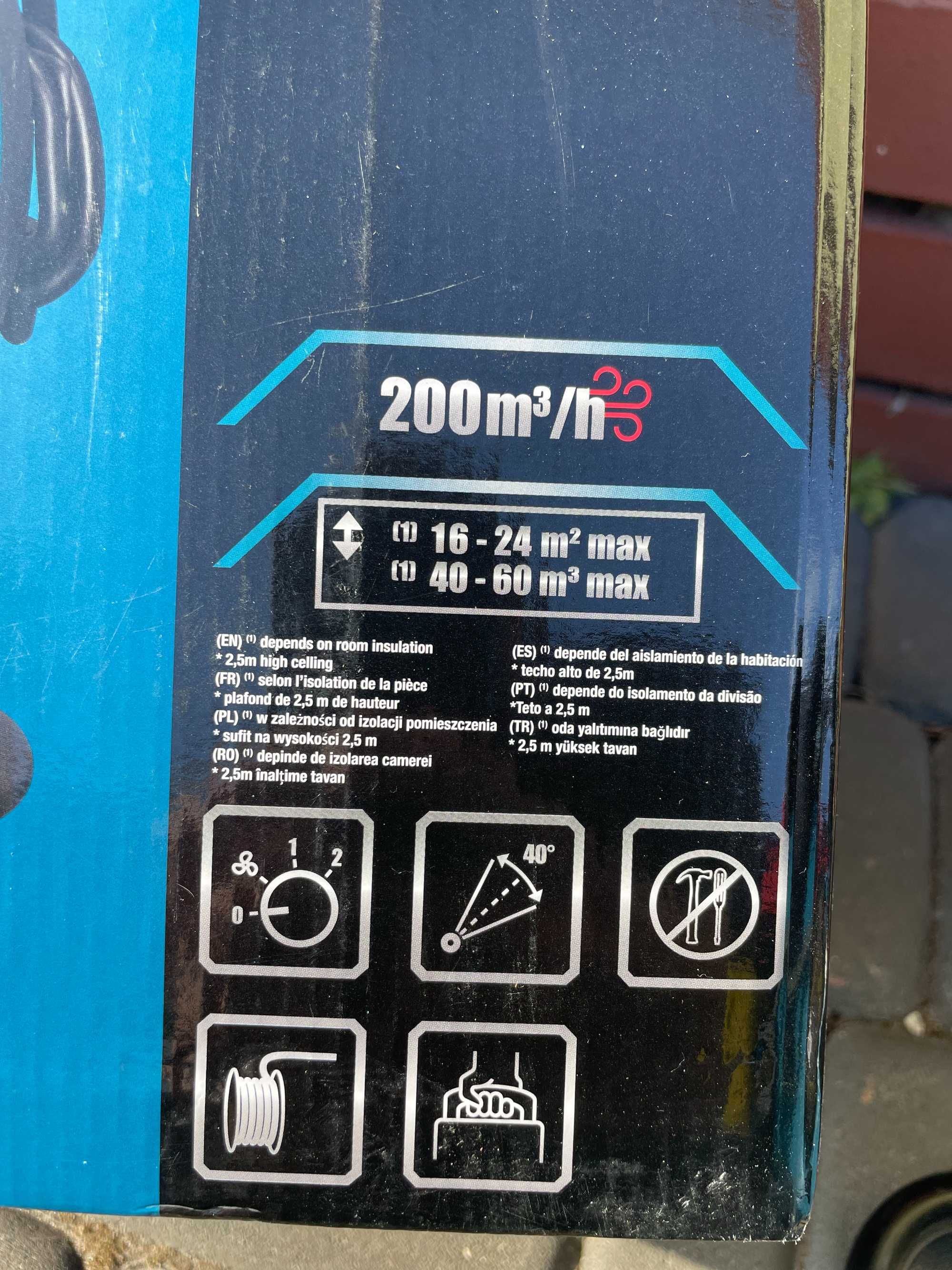 Nagrzewnica Elektryczna ERBAUER 2500w