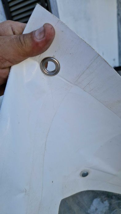 Toldos ou oleados, impermeáveis.