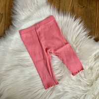 Rozowe legginsy dla dziewczynki 68 cm