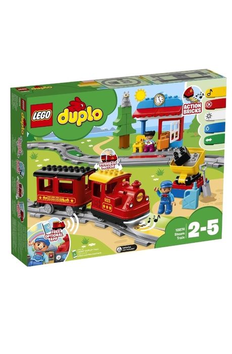 LEGO DUPLO  Pociąg parowy 10874 nowe