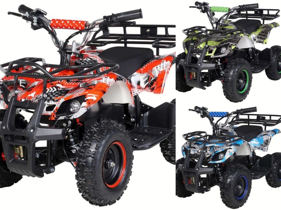 Mini mota quad eléctrica moto 4 ATV elétrica Torino 1000W várias cores