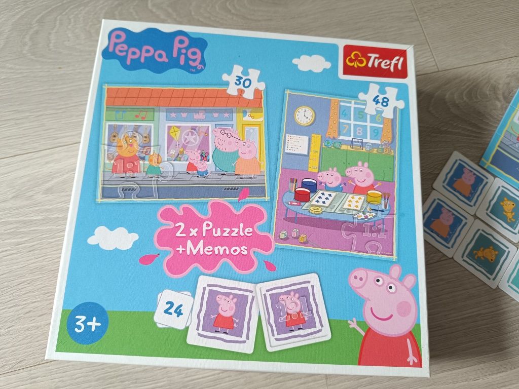 Puzzle Memory Trefl Świnka Peppa