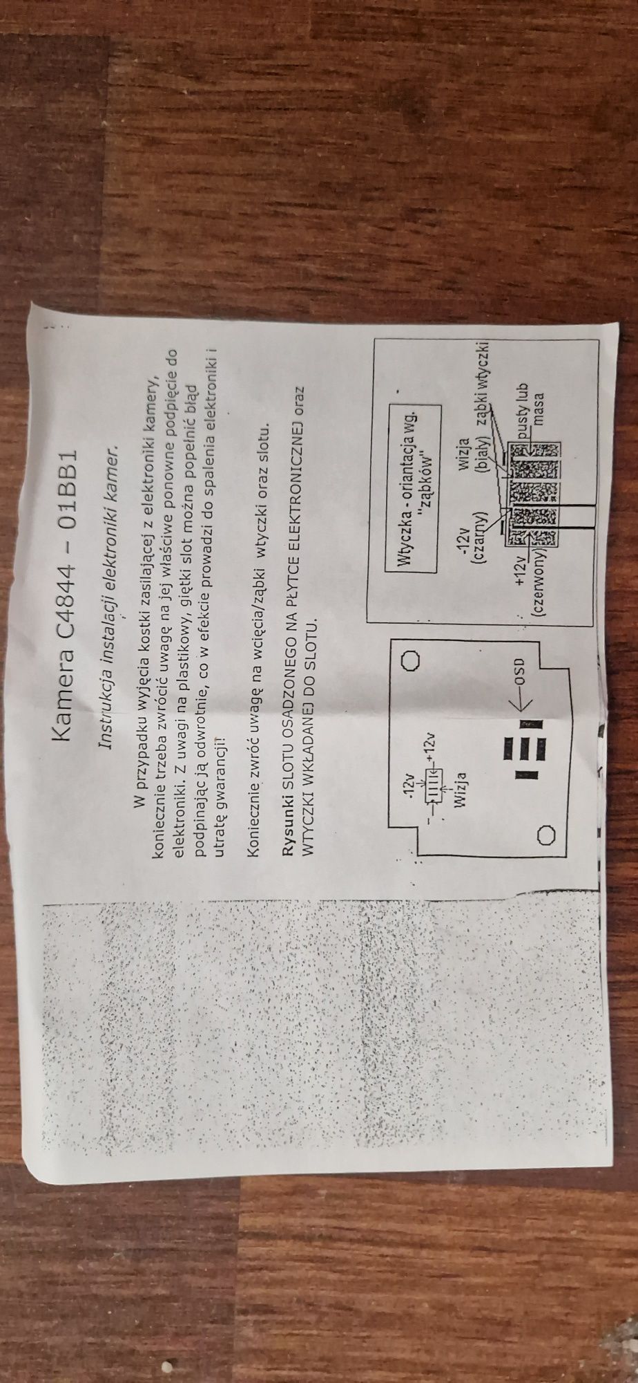 Kamera analogowa wandaloodporna