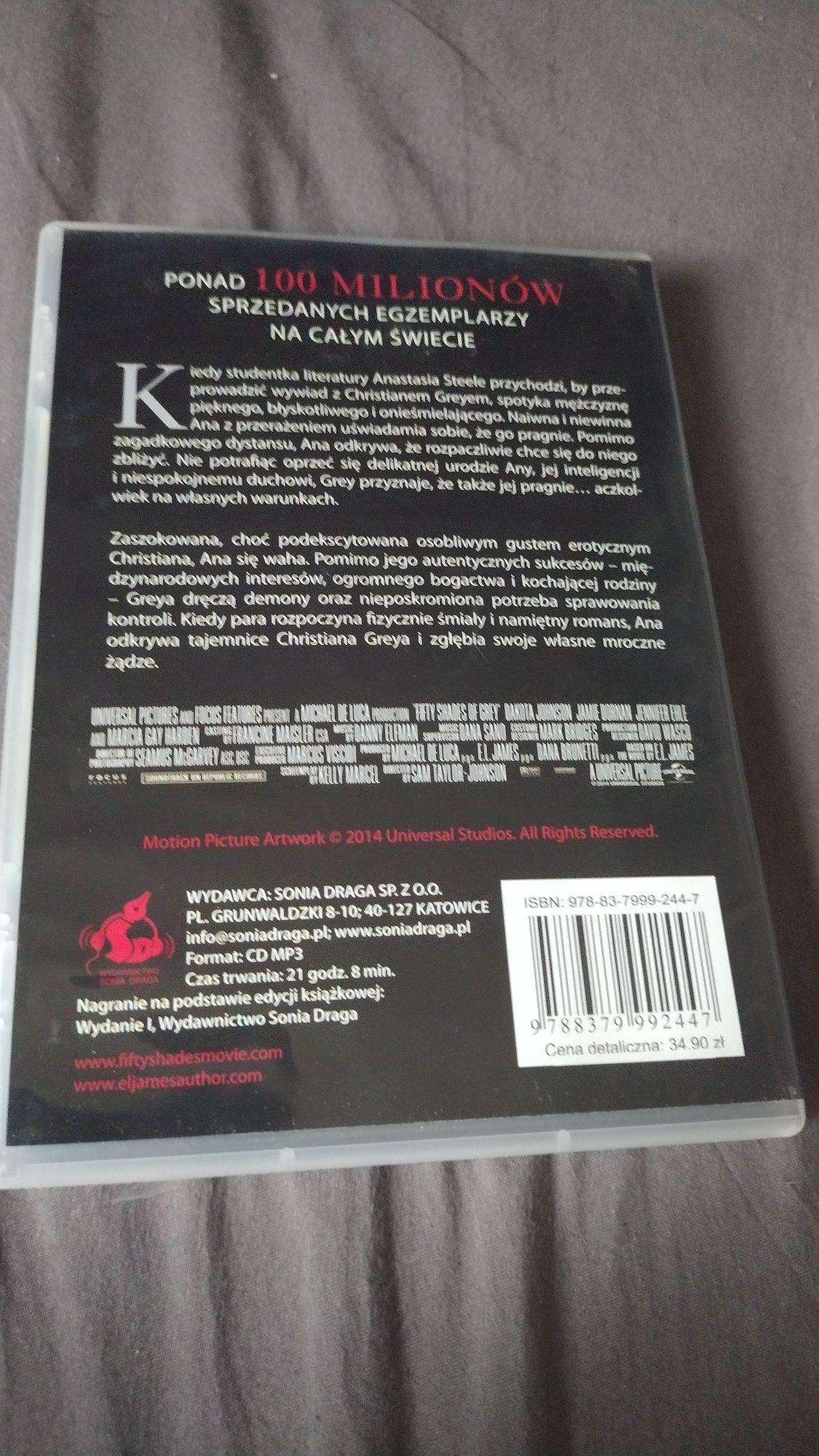 Audiobook pięćdziesiąt twarzy Greya