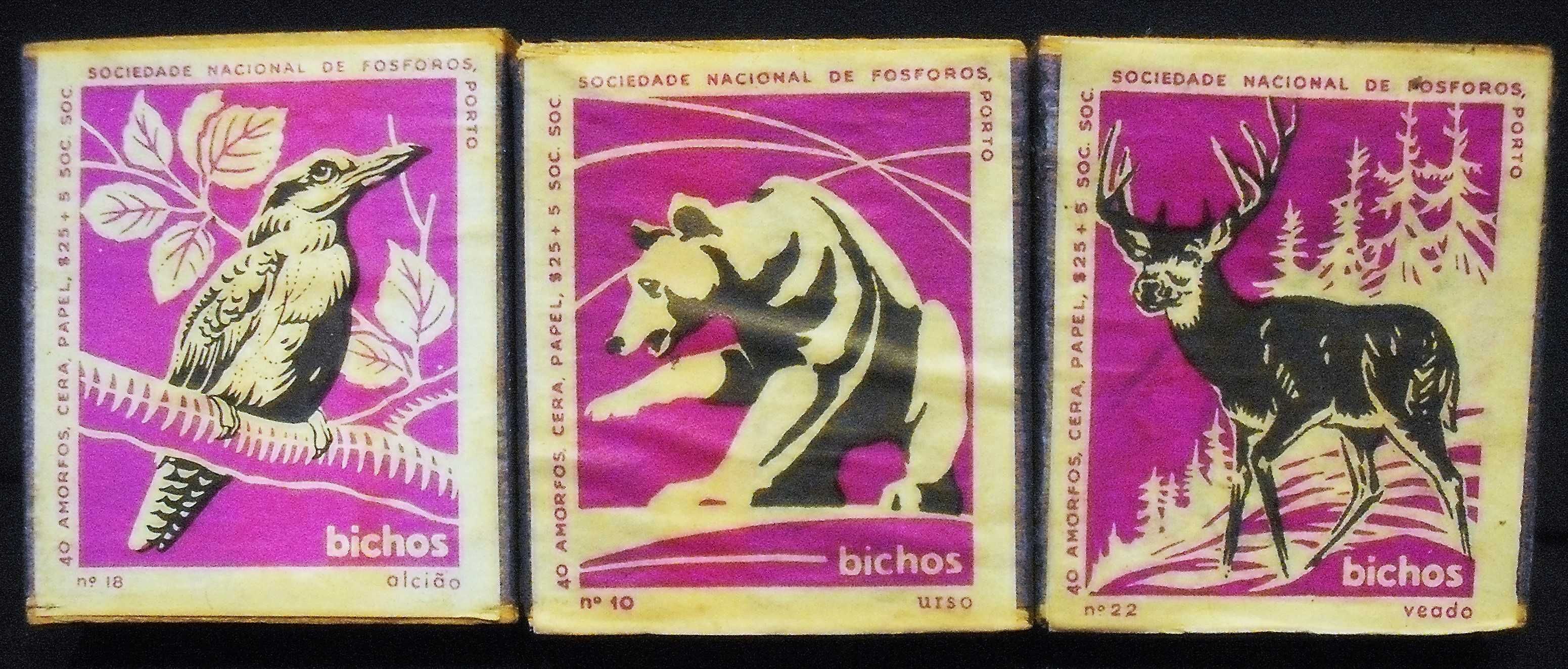 11 Caixas de fósforos antigas anos 60  sem os fósforos/vazias