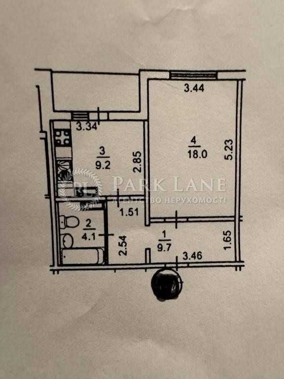 1к квартира з ремонтом 43 кв.м., Донця 2б, парк Мамаєва Слобода