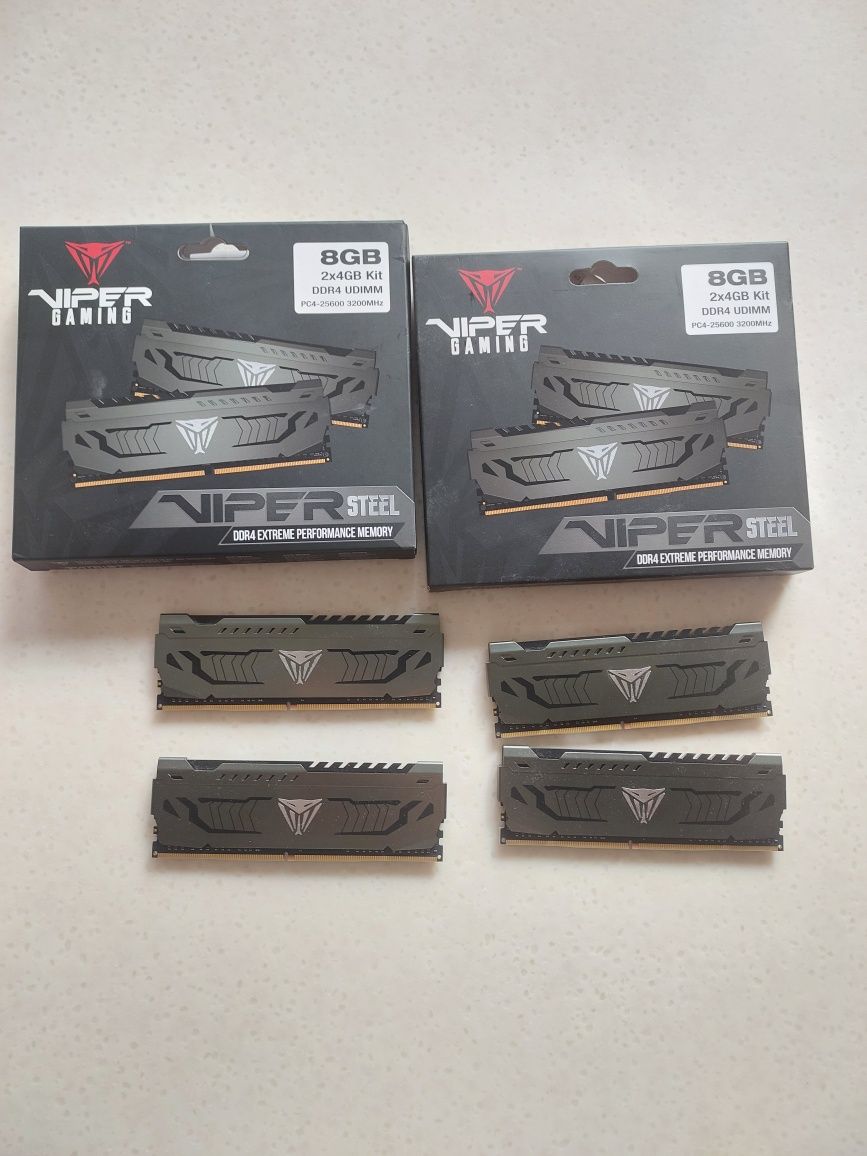 Оперативна пам'ять DDR4 Viper 3200MHz 2×4gb