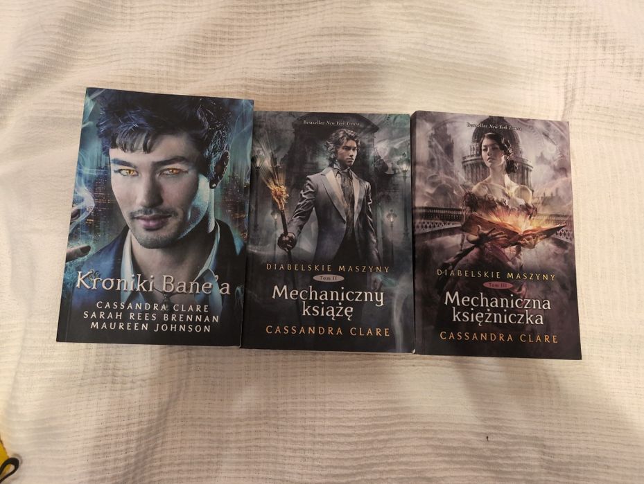 Książki Cassandra Clare: Kroniki Bane'a, Mechaniczny Książę i Księżnic
