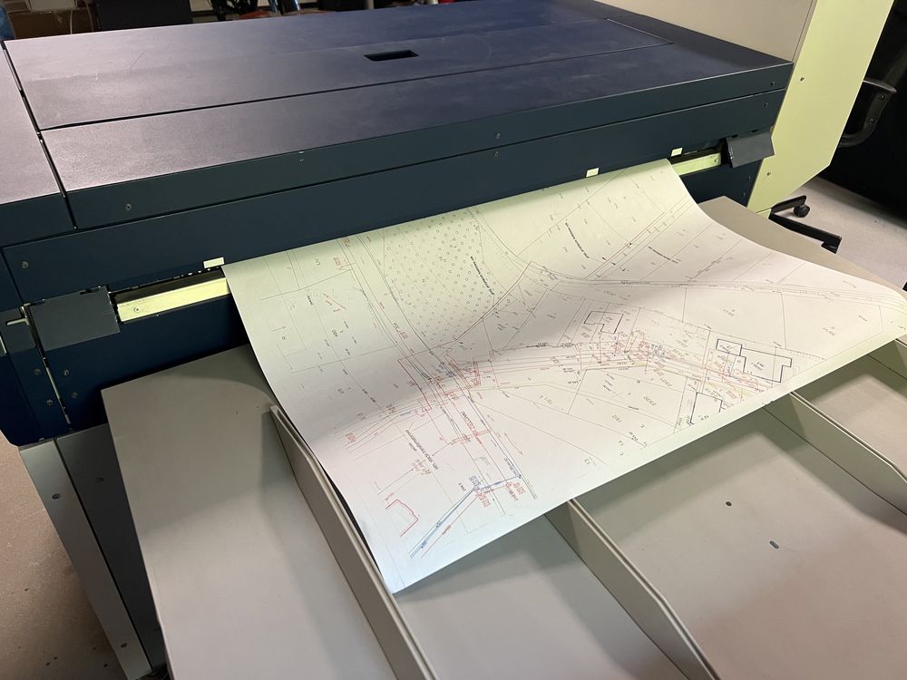 Drukarka szerokoformatowa ploter Xerox IJP-2000 druk 420m2/h