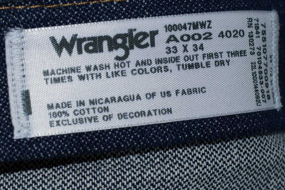 Джинси 33x34 Wrangler 47MWZ Rigid PREMIUM PERFORMANCE Cowboy Cut 33x34