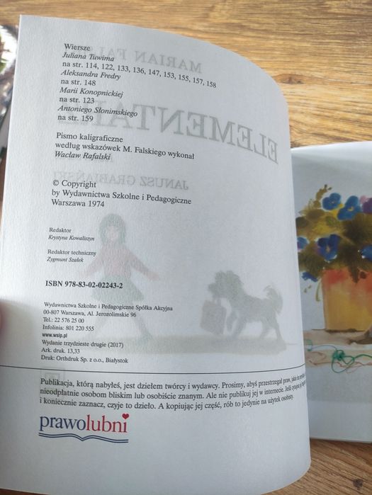 Elementarz ilustrowany Marian Falski