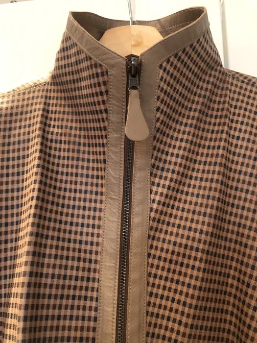 Шкіряний жіночий піджак