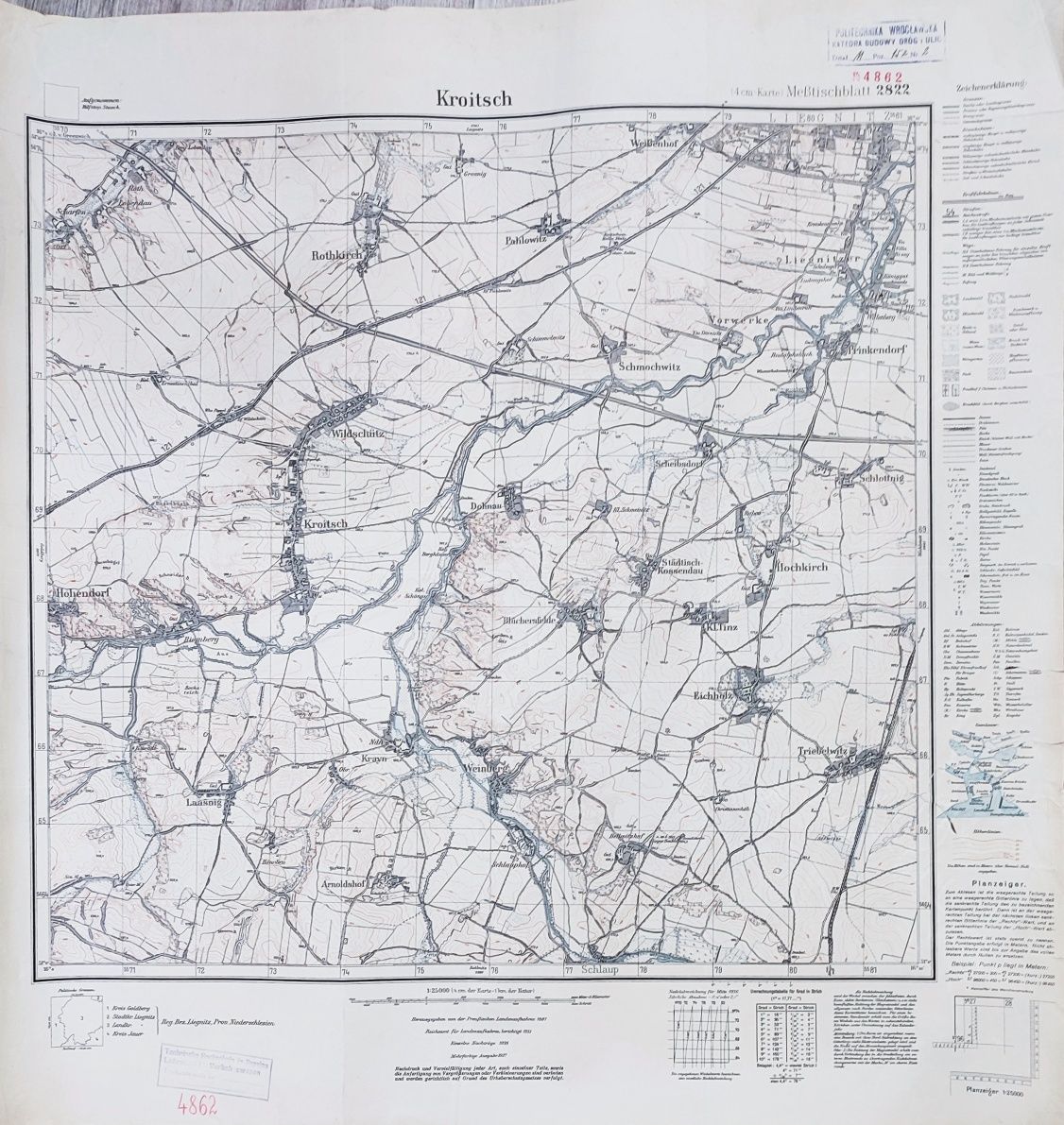 Stare niemieckie mapy Śląska 1910–1940 – oryginalne, unikalne