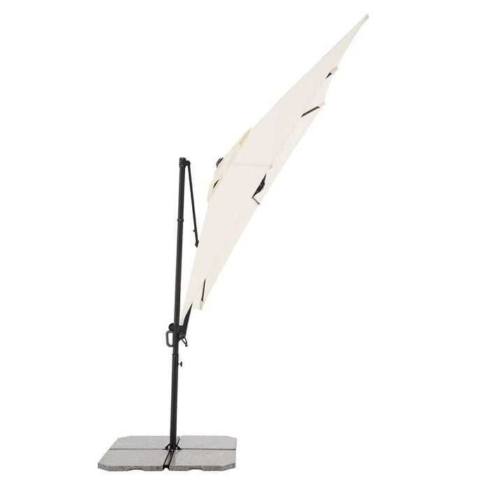 Parasol ogrodowy Outliv, Edition wysięgnikowy 245x245cm kremowy