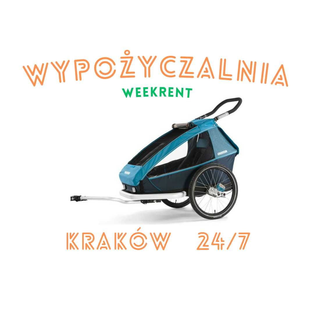 Przyczepka rowerowa Croozer Kid Plus 1 | 2  | wózek | wynajem | riksza