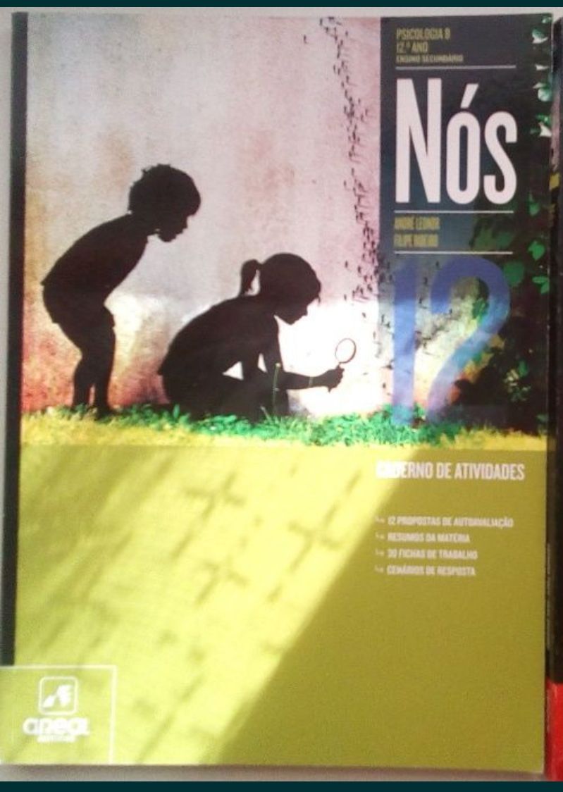 Nós - Psicologia B - 12º Ano  caderno atividades Areal Editora