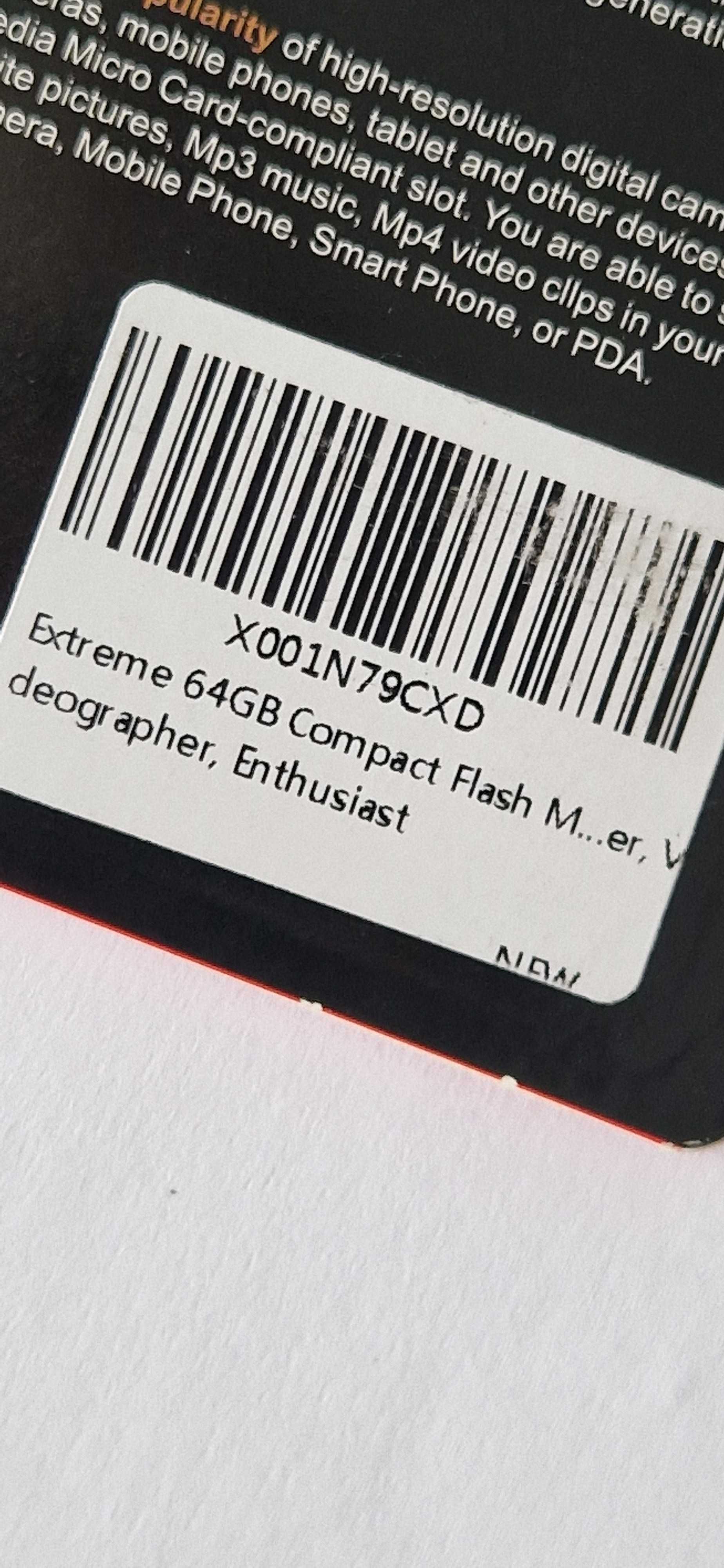 Karta pamięci 64GB, 160MB/S, nowa