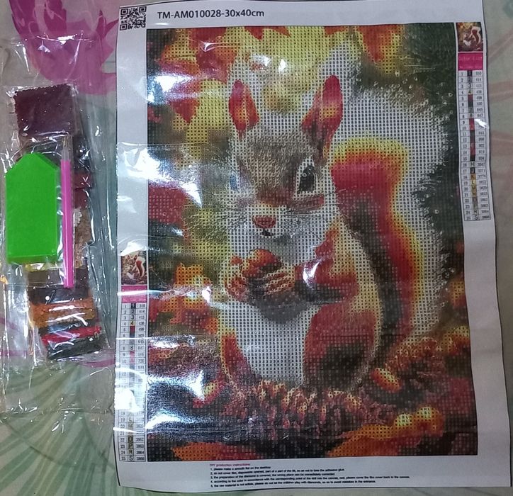 Алмазна мозаїка без підрамника