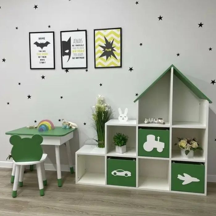 Стеллаж детский для игрушек дитячий стелаж Шафа для іграшок і книг